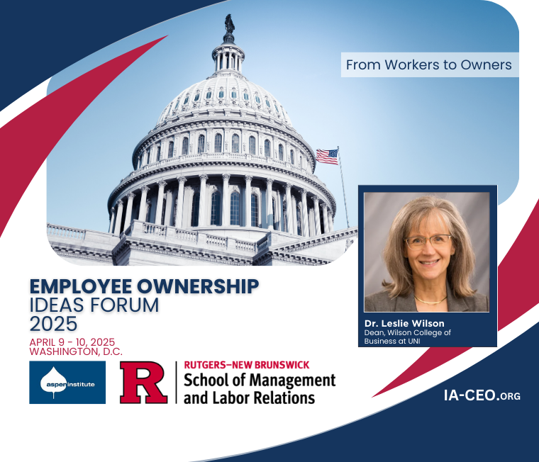 flyer for upcoming employee ownership event