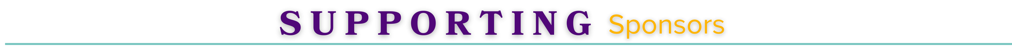 supporting sponsors header