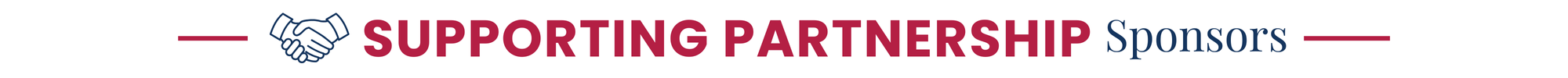Supporting partnership sponsors logo