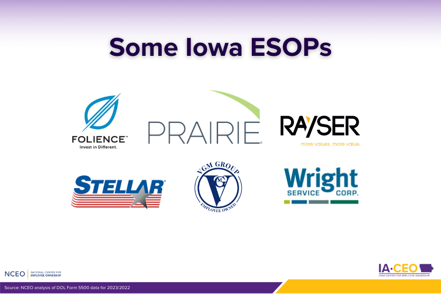 listing of some Iowa ESOPs