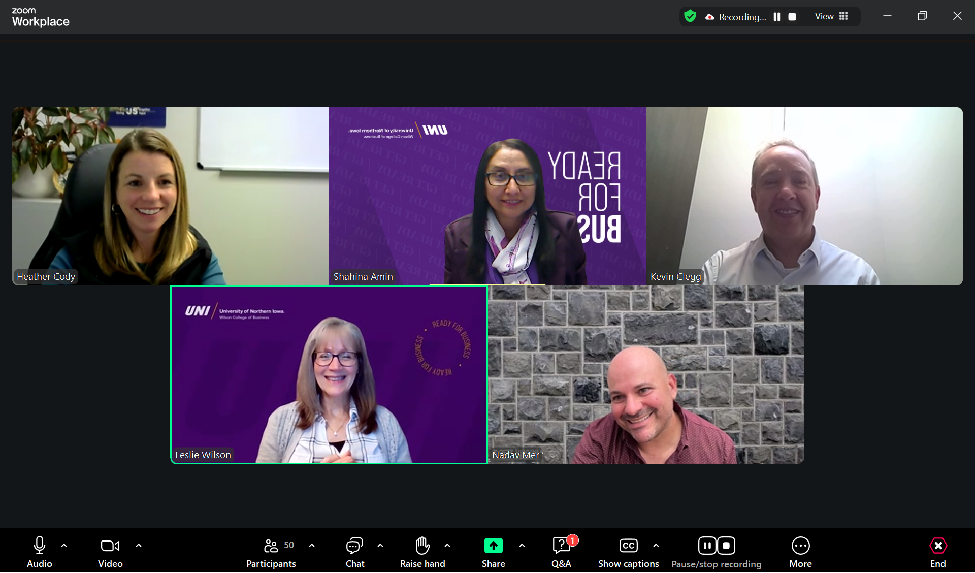 screenshot of Jepson webinar
