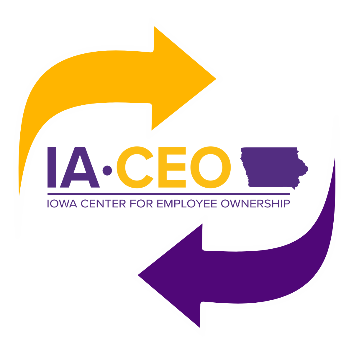 IA-CEO logo with arrows