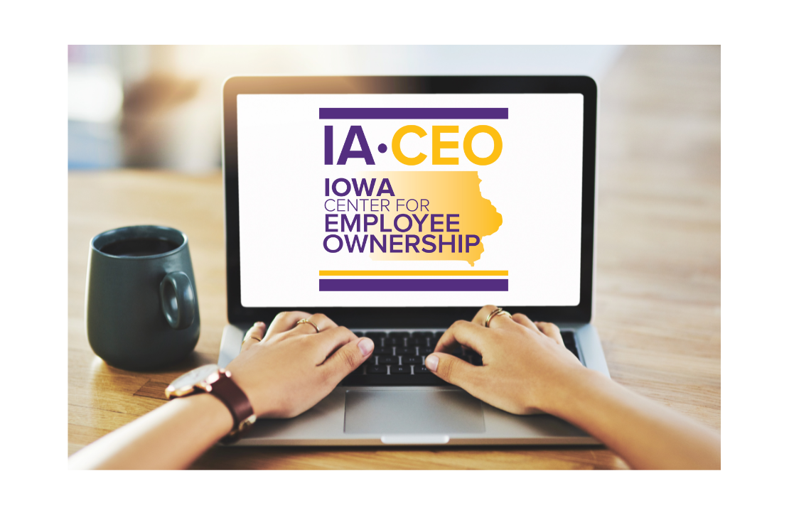 laptop computer with IA-CEO on screen