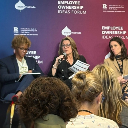 Chavon Sutton, Regina Carls and Emily Thomas at EO Ideas Forum